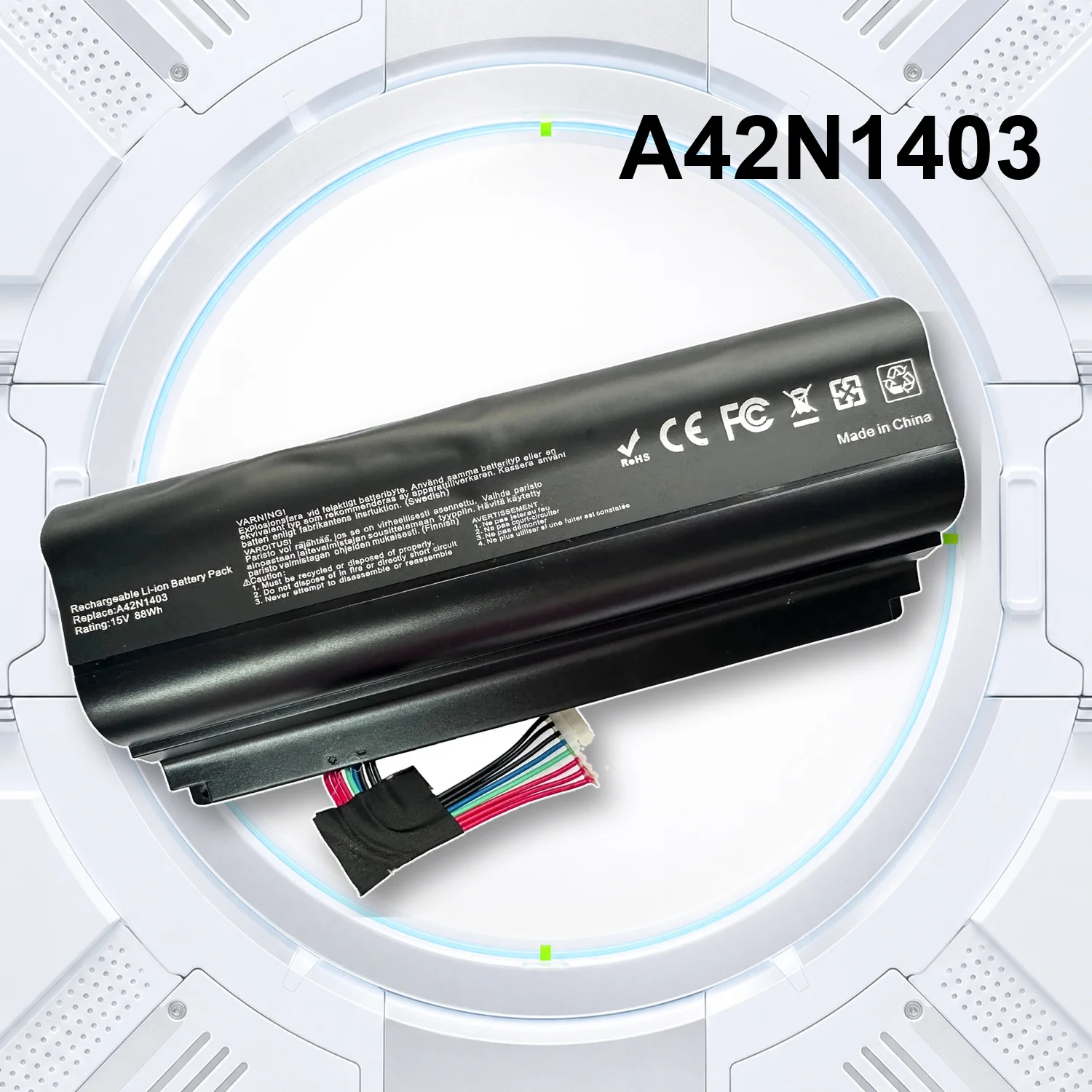 A42N1403 78Wh 15V Laptop Battery For ASUS ROG G751 G751J G751JL G751JT G751JY G751JM GFX71 Series A42LM93 A42LM9H