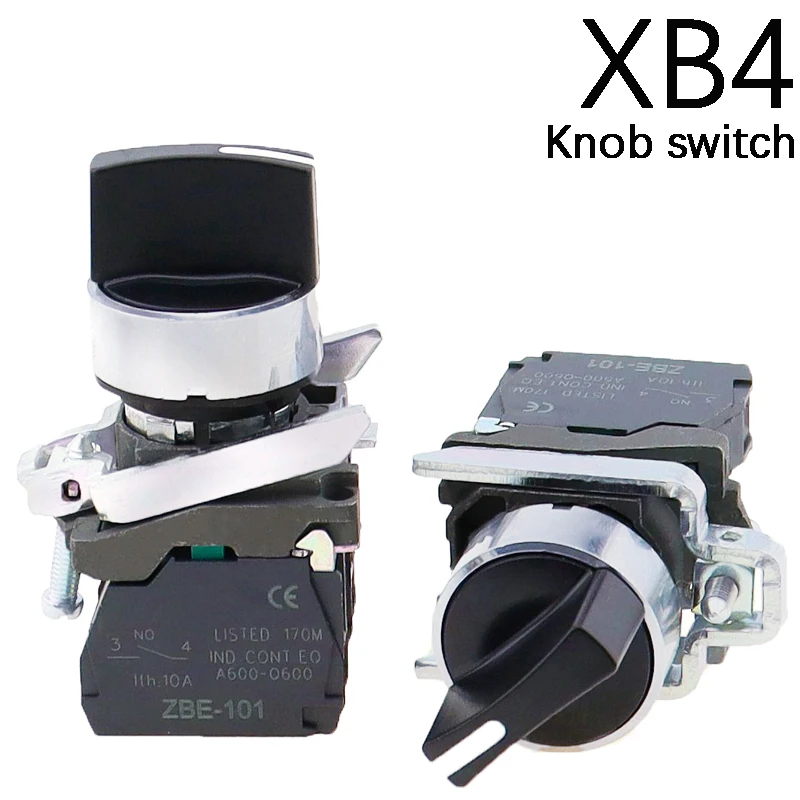 XB4-BD21 XB4-BD33 Standard Handle Knob (no) Push Button Switch