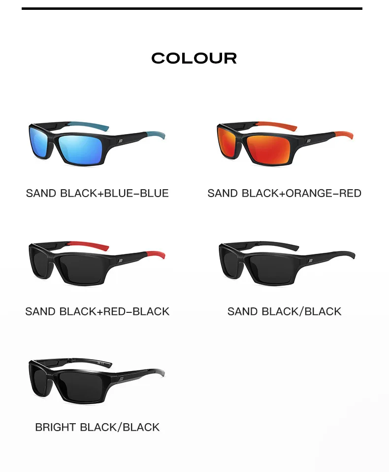Neue Mode Polarisierte Sonnenbrille Männer Falten Quadrat Sonnenbrille Für Frauen Vintage Tragbare Falten Fahren Brillen Shades UV400 – Detail 11