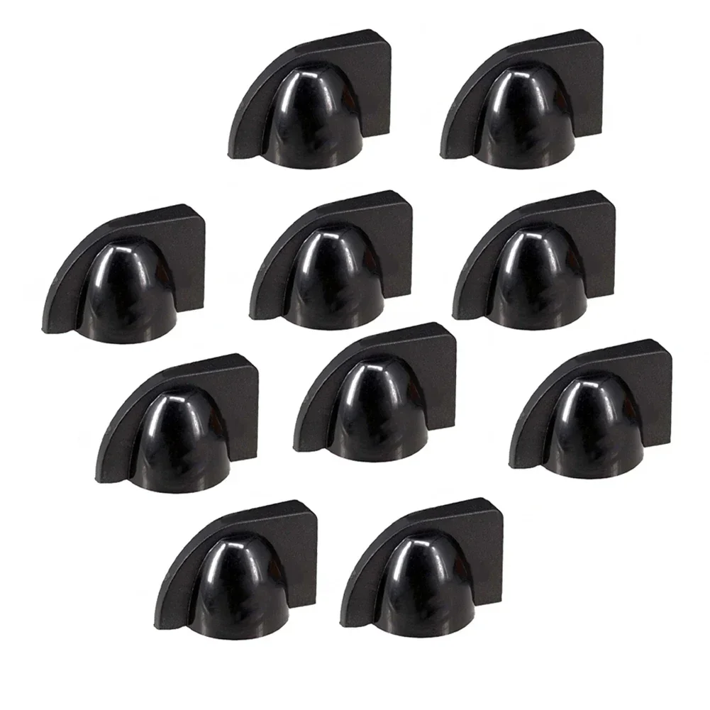 10PCS Chicken Head Set Pointer Knobs For Guitar BASS AMP Effect Pedal Stomp Box Radio Cabinet Speaker 1/4