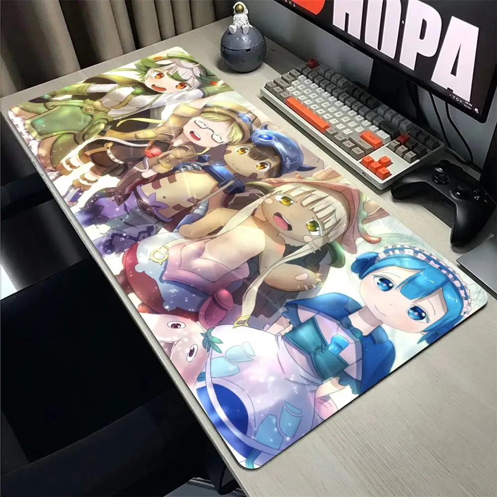 Made in Abyss Mouse Pad  Desk Pad Gaming Accessories Prime Gaming XXL Keyboard Pad Stitched Pad Desk Pad 900x400mm