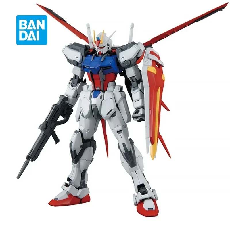 

Оригинальная игрушка Bandai Anime MG 1/100, модель сборной модели Aile Strike Gundam, Подвижная кукла, подарок, коллекция, украшения для детей