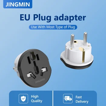 범용 EU 여행용 어댑터, 유로 컨버터, 영국 미국 AU-EU AC 소켓 플러그, 16A 