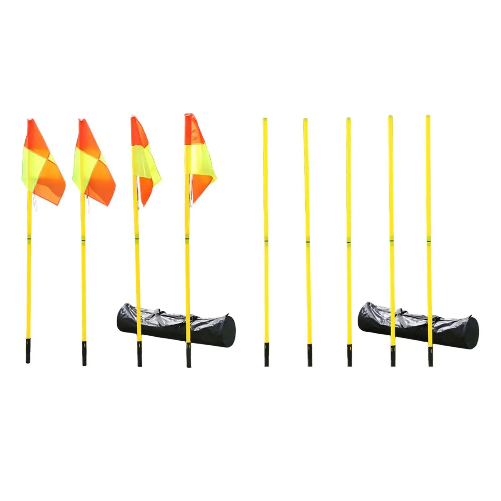 Football Agility Training Pole,Portable,Soccer Stick Spring Loaded for Soccer Field for Soccer Footwork Drills
