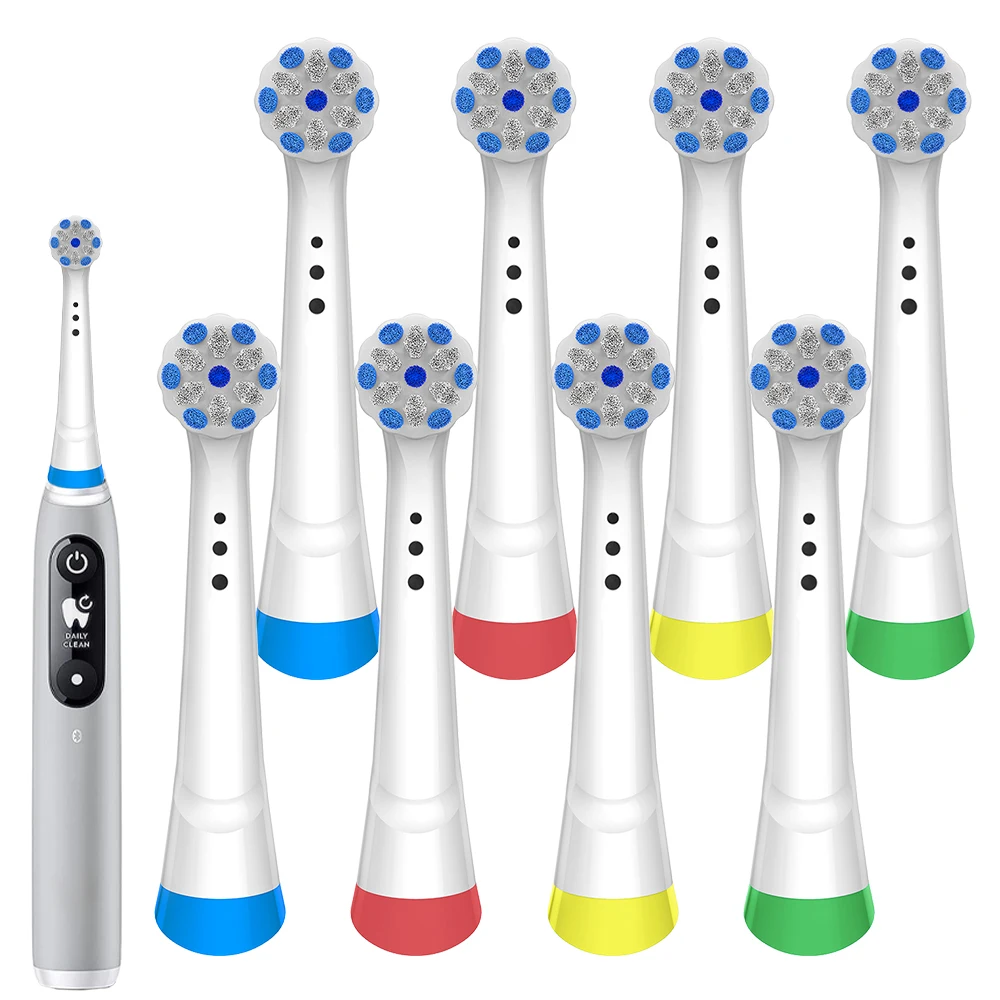 4-8-12pk Replacement Brush Heads, Professional Toothbrush Head Compatible with Oral B iO 2/3/4/5/6/7/8/9/10 Electric Toothbrush
