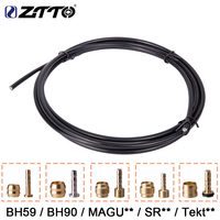 ZTTO MTB 2.5m Bicycle Hydraulic Disc Brake Hose Connector Insert Olive Set Bike Oil Cable Neddle BH59 BH90