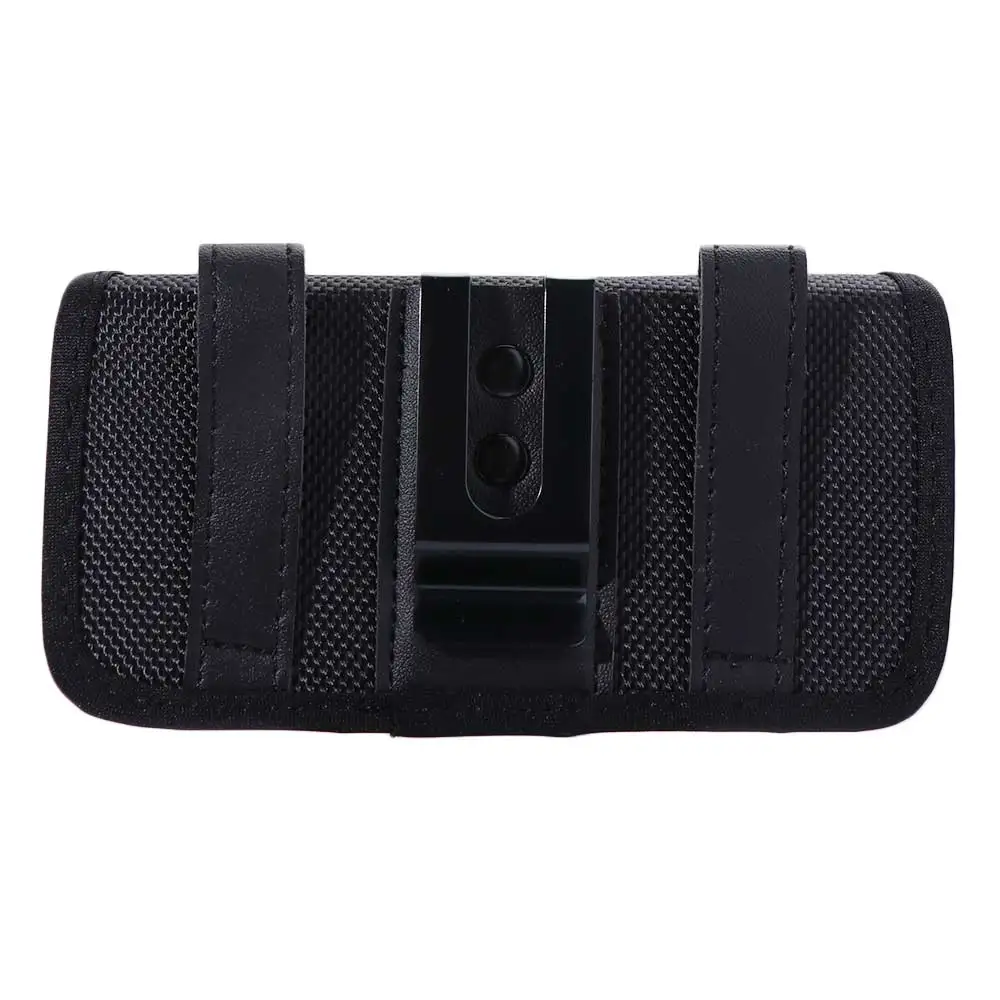Universelle 3,5-6,3 Zoll Flip-Cover Oxford-Stoff Gürtelclip Handytasche Handytasche Handytasche für die Taille Handyhülle – Detail 1