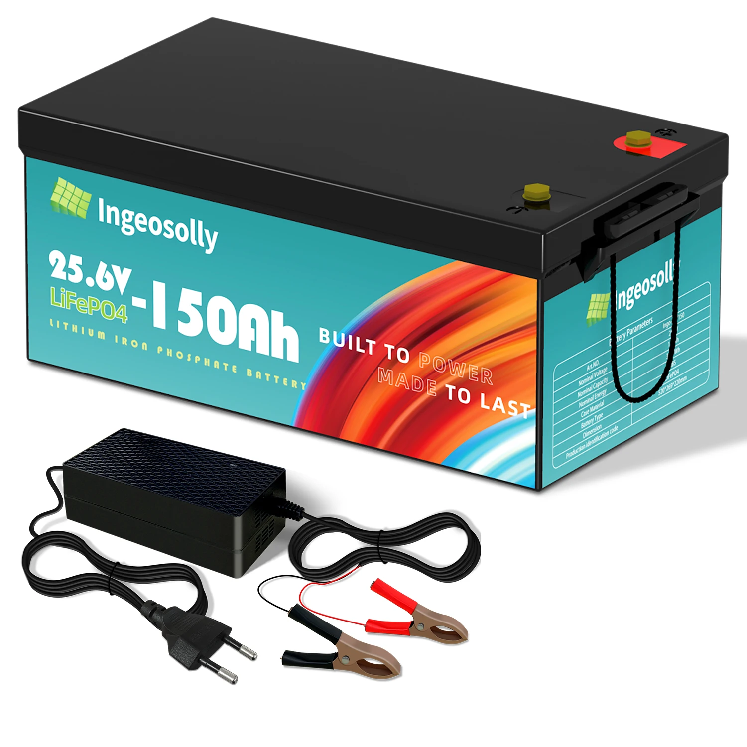 LiFePO4 24V 12V 7680Wh Battery Pack 6000+ Cycle 100Ah 150Ah 200Ah 100% Full Capacity RV Cart Boat Solar Lithium Battery