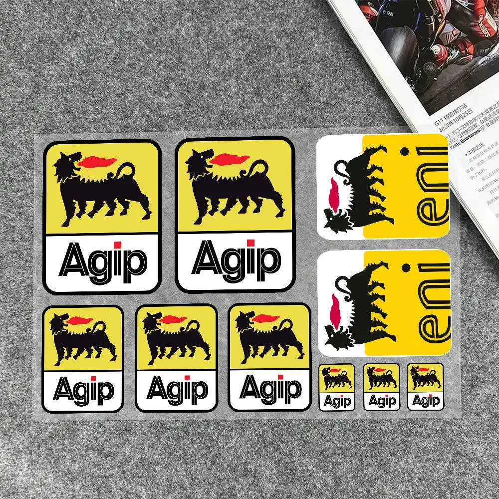 Stickers Moto Sticker Auto Body Bumper Windows Motorcycle Laptop Walls Vinyl Decal Car Tuning Accessories For A-AGIP Eni Oils