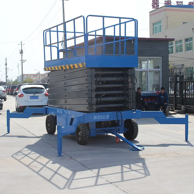 Solar Panels Installation Elevator Work Lifting Platforms  Table Ladder Mobile Scissor Lift