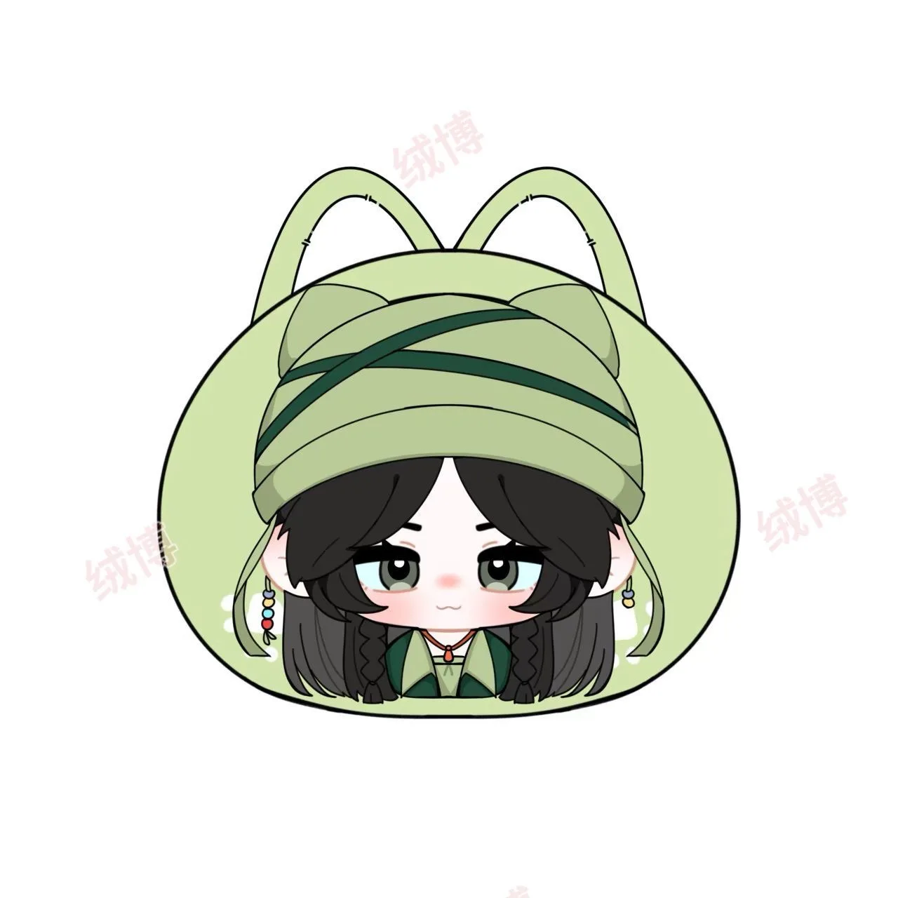 Yanyun ستة عشر أصوات مروحة أصلية محيطة تشاو Erjiang العم سكين الأخ Yingying وسادة أفخم دمية Tuanzi #2