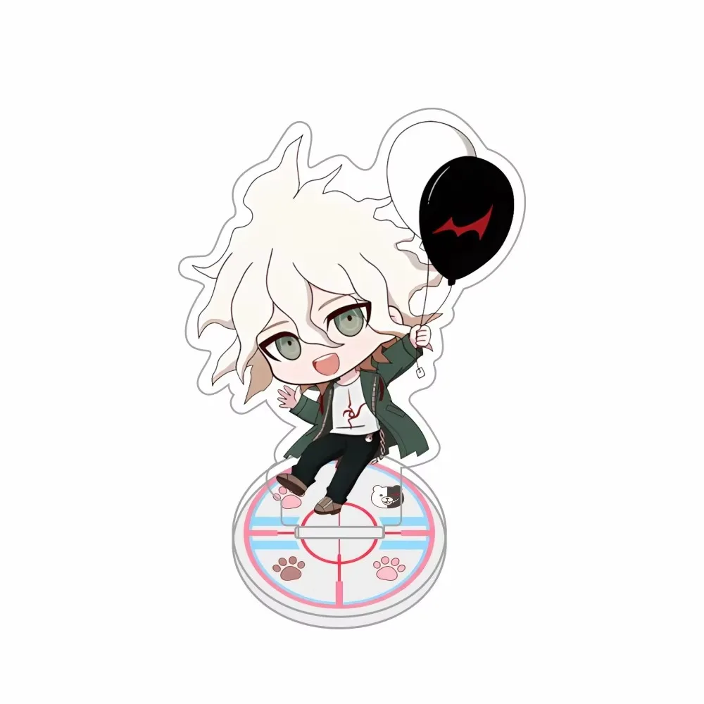 Danganronpa Nagito Komaeda Chiaki Nanami 10CM Cute Anime Acrylic Stand Keychain Cosplay Desk Decor Collect Gifts