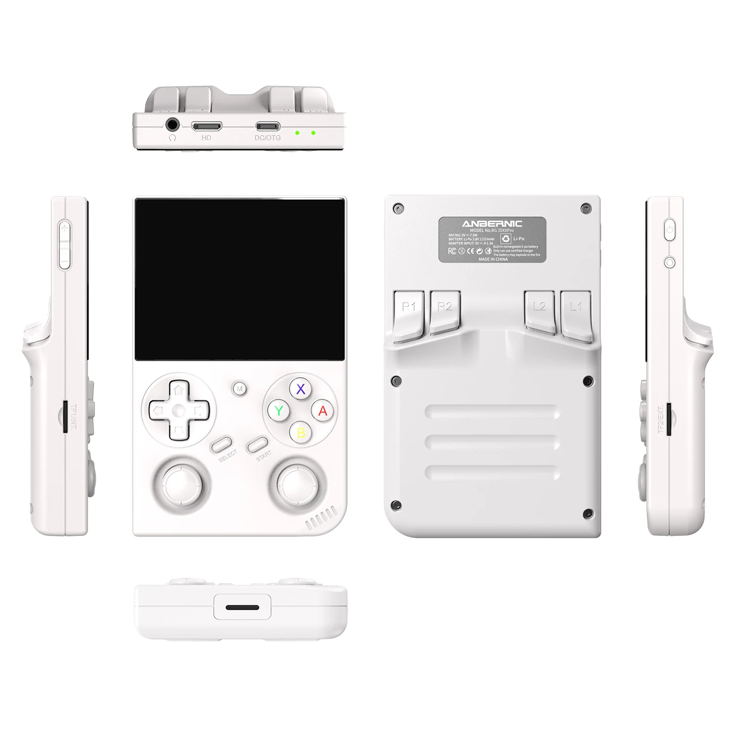 Anbernic RG35XX PRO RG 35XXPRO Console di gioco portatile retrò Lettore di videogiochi retrò Linux 64 bit 3.5IPS Screen3200mAh 256G PSP