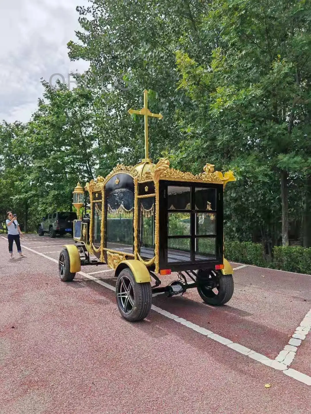 Royal design Horse drawn funeral carriage manufacturer