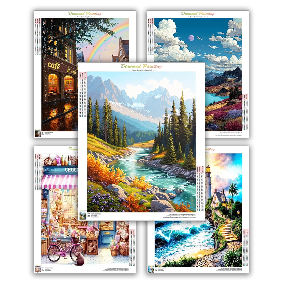 Resin Art Unique Ideas - CHENISTORY 다이아몬드 페인팅, 성인을 위한 벽