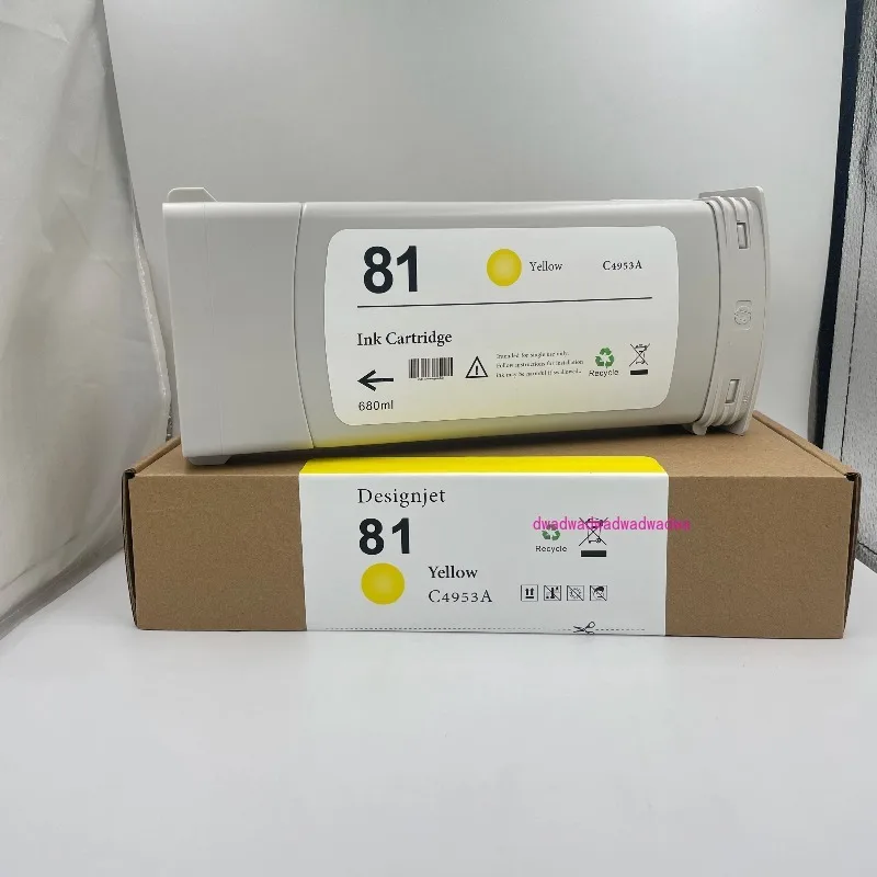 

Suitable for HP 81 ink cartridge HP DesignJet 5000/5000PS/5000P wide large ink cartridge C4930a.