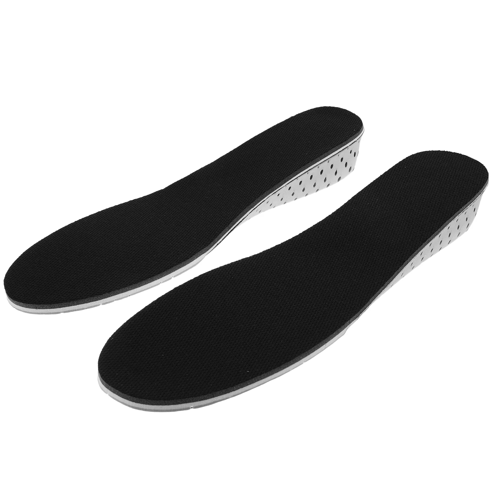 One Pair of 43cm Height Increase Insole Heel Inserts Invisible Shoe Lifts Shoe Elevator Inserts for Men Women