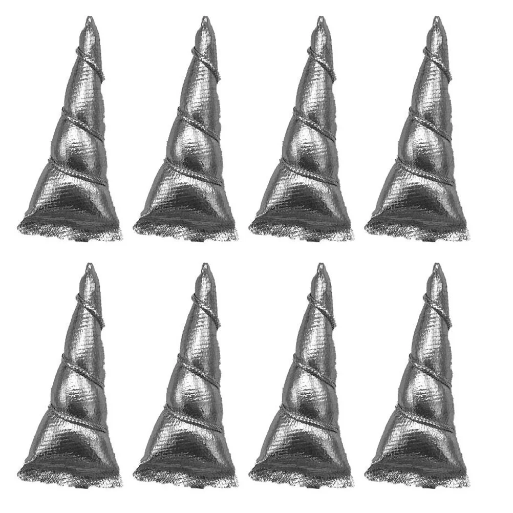 8Pcs Unicorn Horn DIY Accessory Set for Kids Headdress Clothes Decoration Stage Performance Halloween Christmas