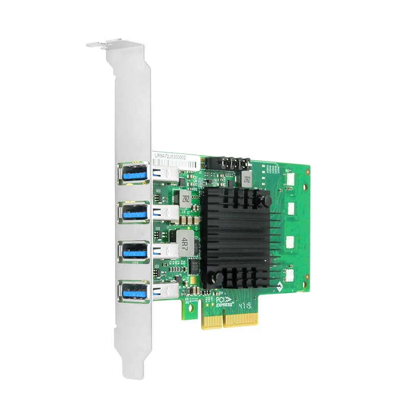 

4-портовый 5 Гбит/с PCIe x4 USB тип A