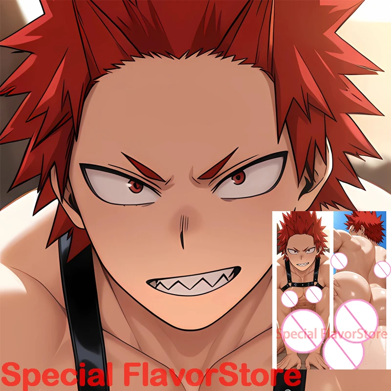 

Dakimakura anime Kirishima Eijiro Double-sided Print Life-size body pillows cover Adult pillowcase
