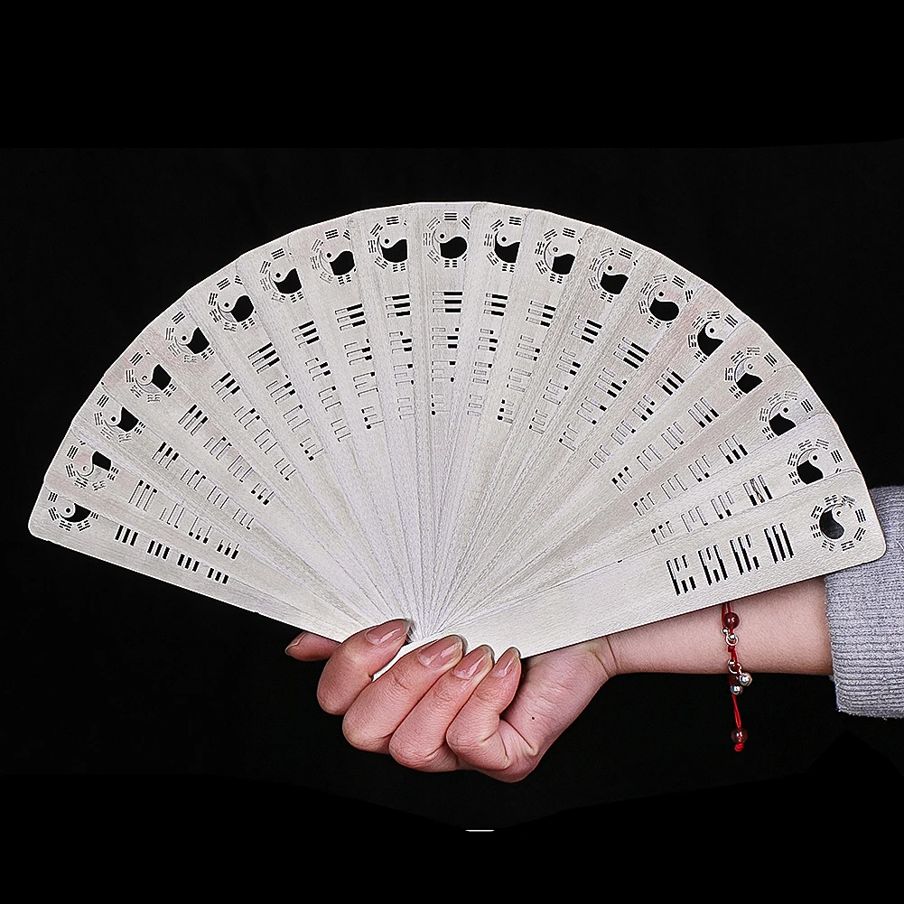 

Stainless Steel Folding Fan Sculpture 20cm Metal Decorative Ornament Modern Table Display for Home Office Zen Art Gift