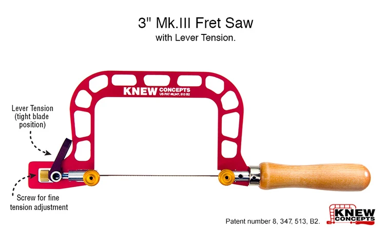 Knew Concepts Mk.III Fret Saw Lever Tension, 3