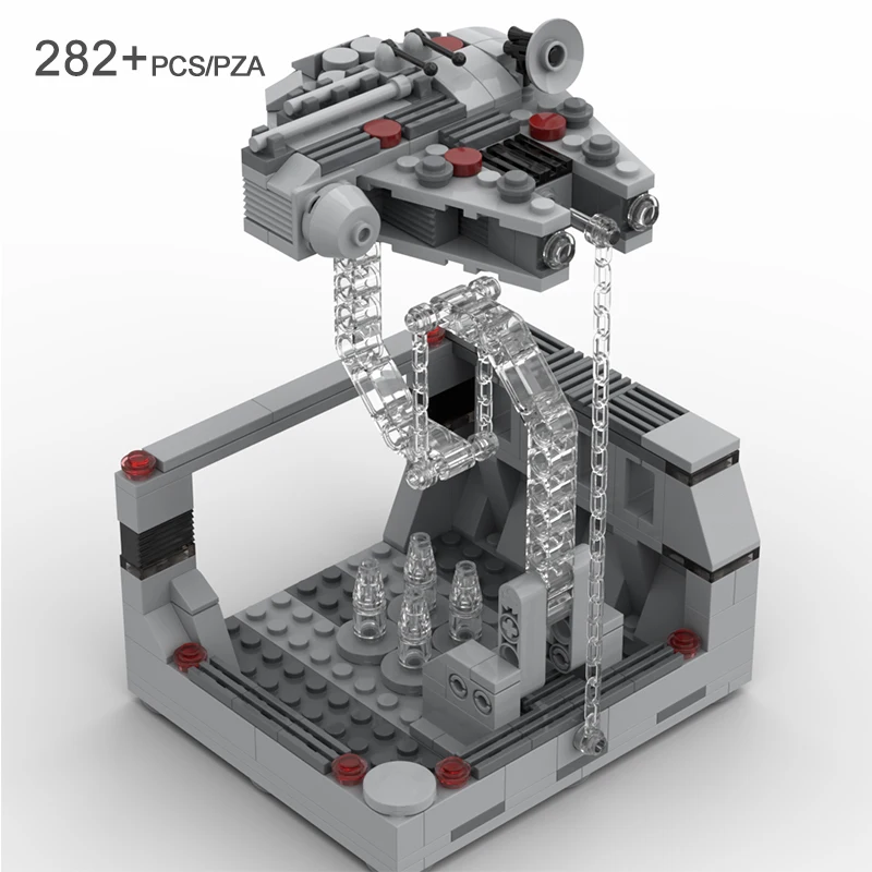 MOC-bloques de construcción de Starfighter flotantes, modelo de nave espacial de la República Imperial, bloques de montaje DIY, juguetes para niños, regalos de navidad
