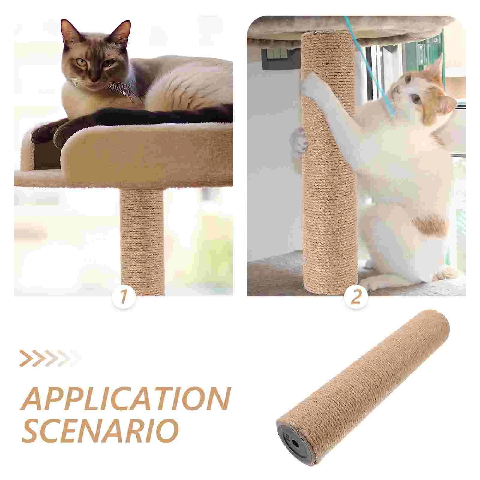 Replacement Cat Scratching Post Indoor Scratcher Climbing Frame Accessories Jute Rope Posts