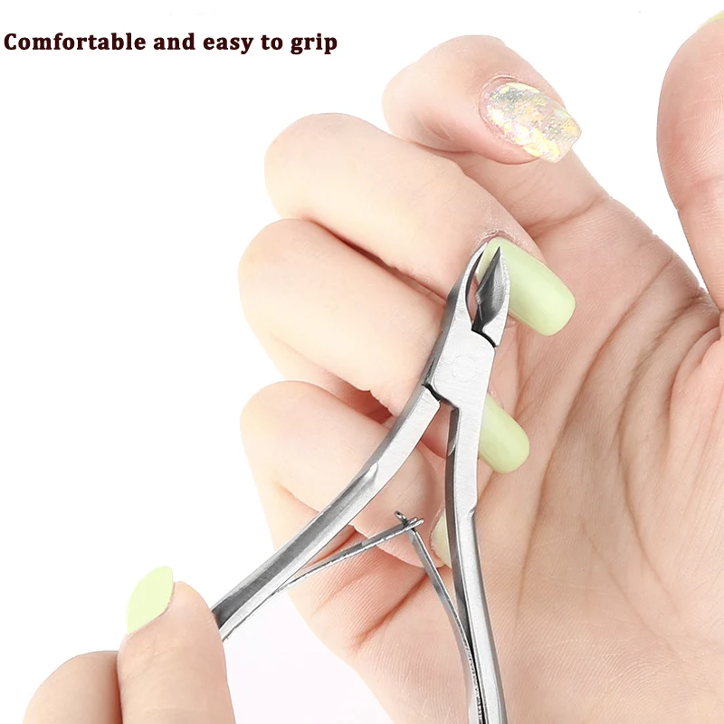 1/5 Pcs Toenail Fingernail Cuticle Nippper Professional Nail Clipper Manicure Cutter Scissoris Stainless Steel  Trimmer Tools