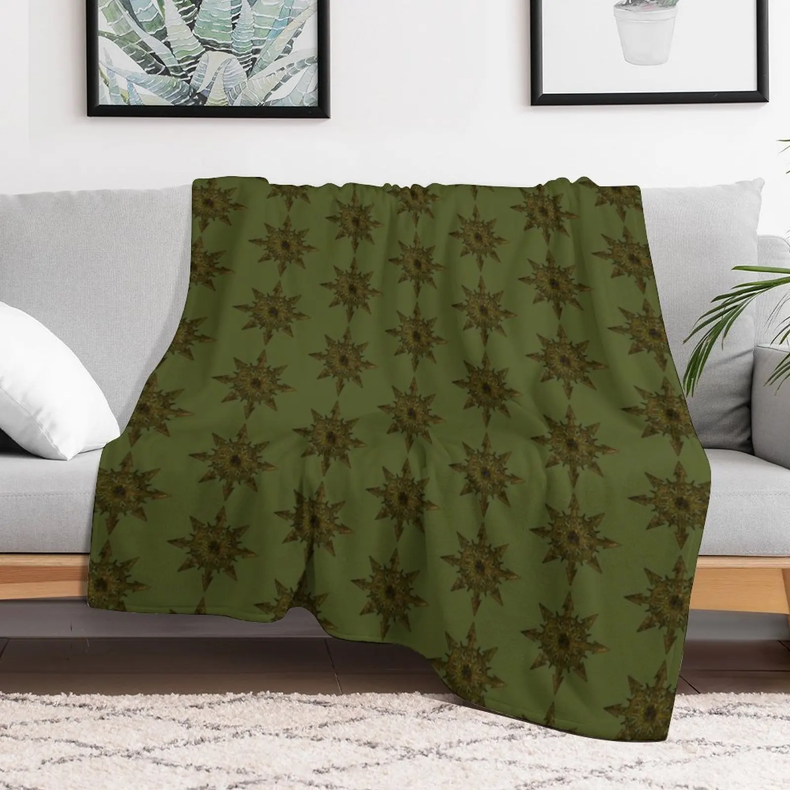 Chaos Wheel Decay Throw Blanket