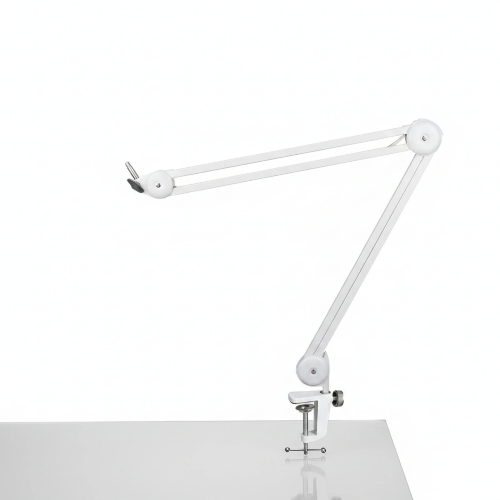 Foldable Desk Mic Arm Arm Space-Saving Mic Arm Arm with Shock Mount Stable Long-Lasting for Streamers, Live Live Broadcasting