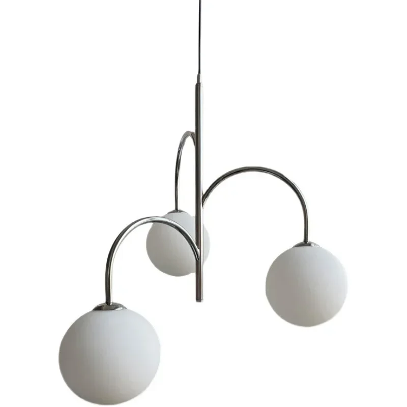 

Nordic light luxury dining room lamp, bedroom study, medieval style, chandelier