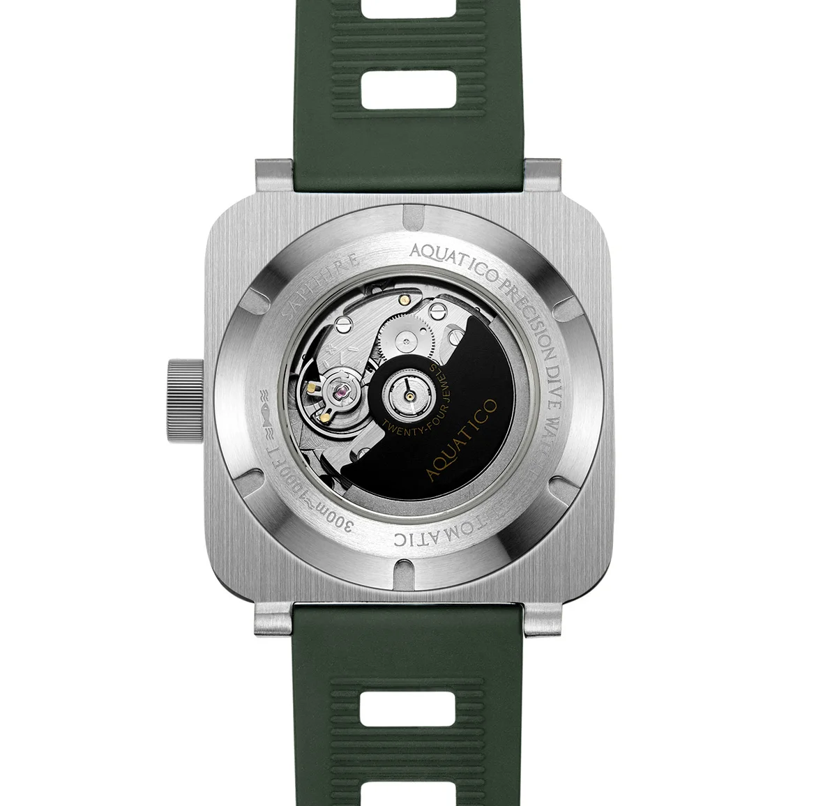 Aquatico Steel Man Green Dial Ceramic Bezel Watch (NH35)