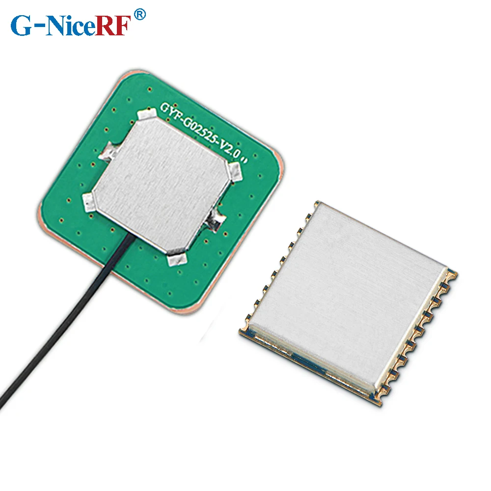 G-NiceRF | 2PCS GPS02-UBX Quad-Mode Satellite UBLOX GPS Module With Latest UBLOX IC M10 Series And ESD Protection