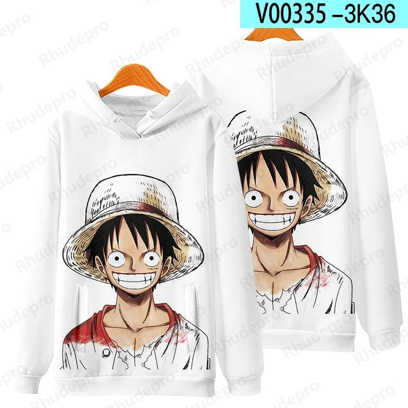 ONE PIECE Sweatshirt Peely 3D Printed Long Sleeve Fashion Men Women Sweatshirt Casual Hooded Streetwear Children Clothes