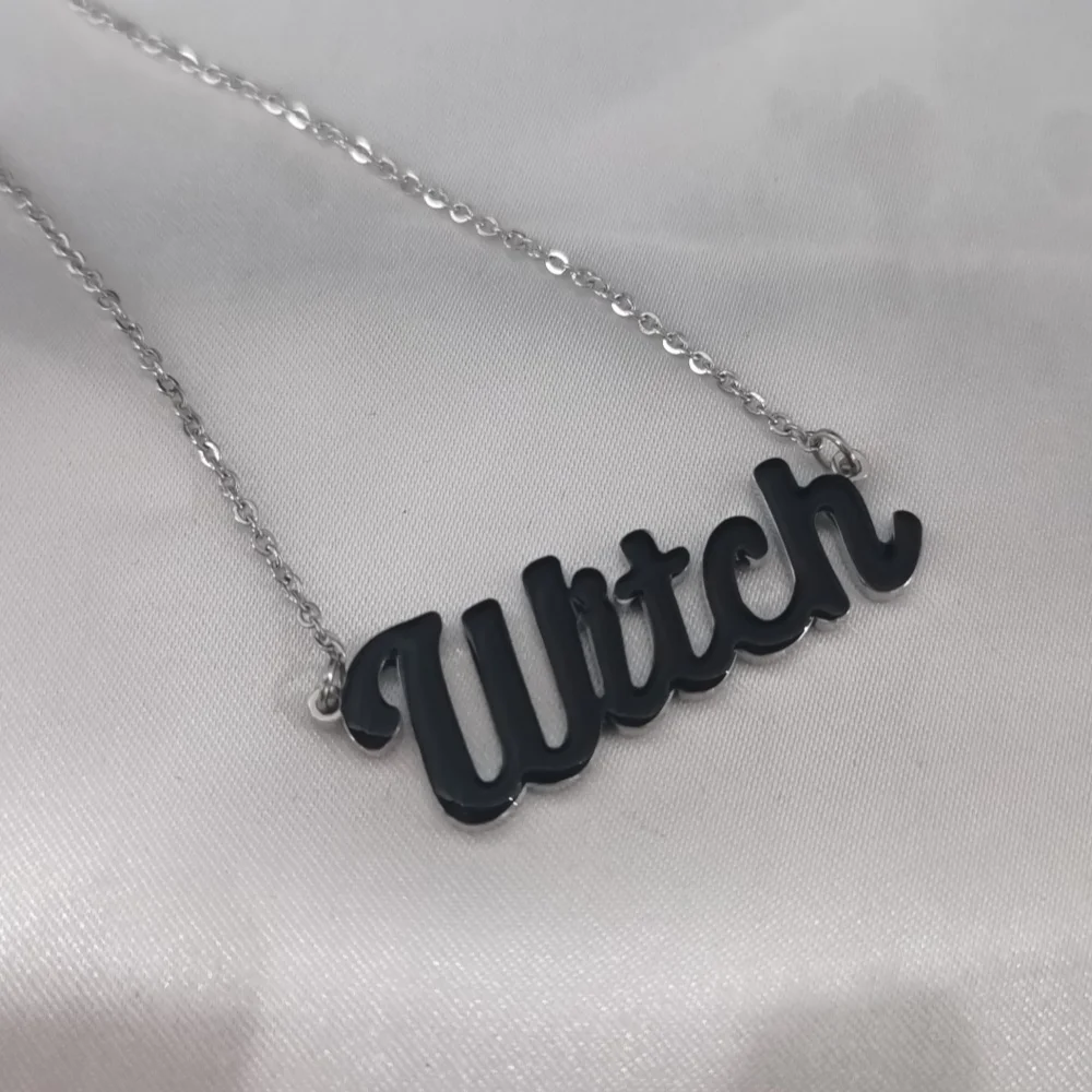 

LeeChee Single Enamel Color Custom Name Necklace Stainless Steel Kids Jewelry Party Cute Gift