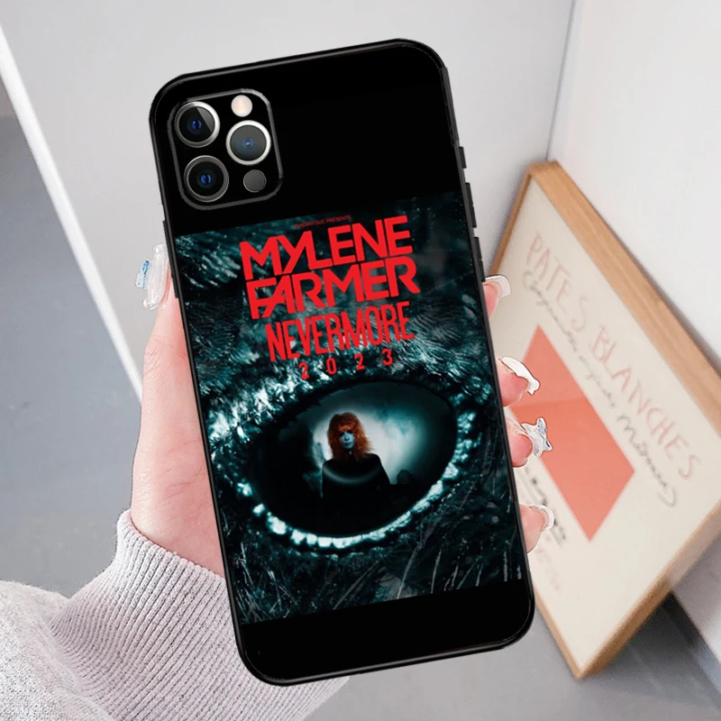 Mylene Farmer Case For iPhone 15 Pro Max Plus 12 13 Mini 11 14 Pro Max XS X XR 7 8 SE 2020 2022 Cover