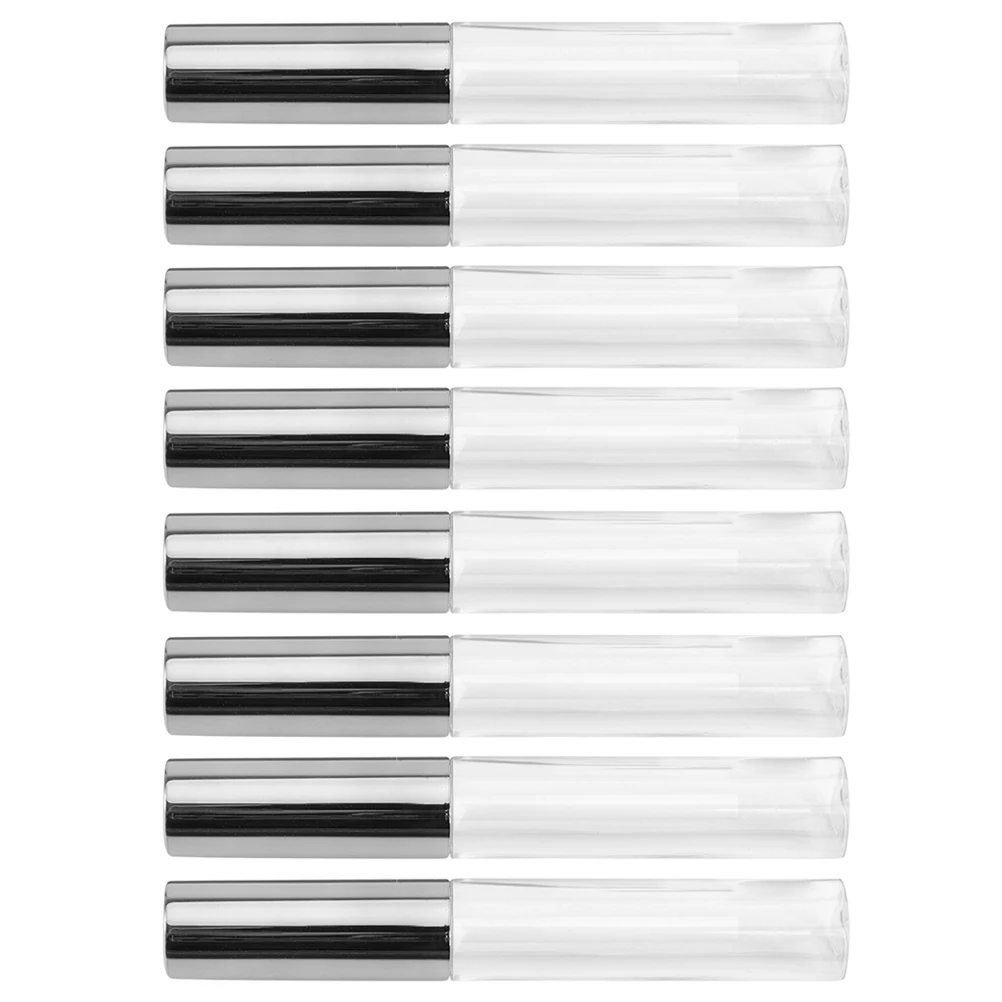 

8pcs Empty Lip Gloss Tubes Plastic Travel Bottles Lightweight Durable Reusable Containers for DIY Projects