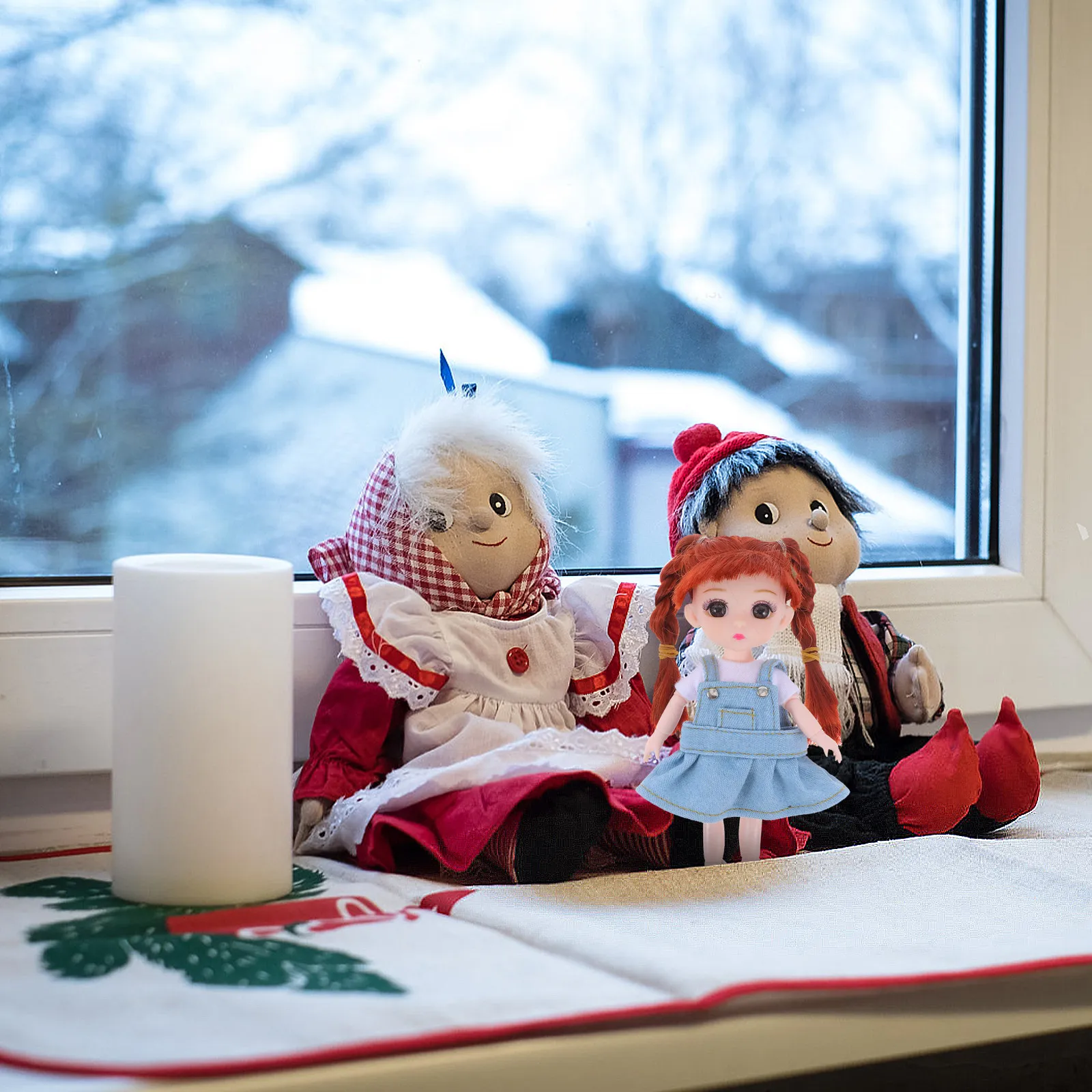 

Replaceable Stuffed Bear Skirt Clothing Small Animal Overall Dress Wear-Resistant Cute Decorative Garment Accessory