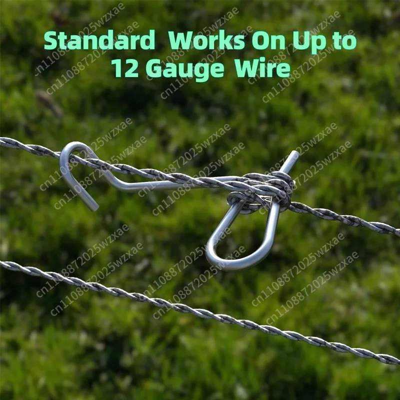 50-Pack 4, 6mm fence wire fastener tool stainless steel material is suitable for farm garden wire fence tightening