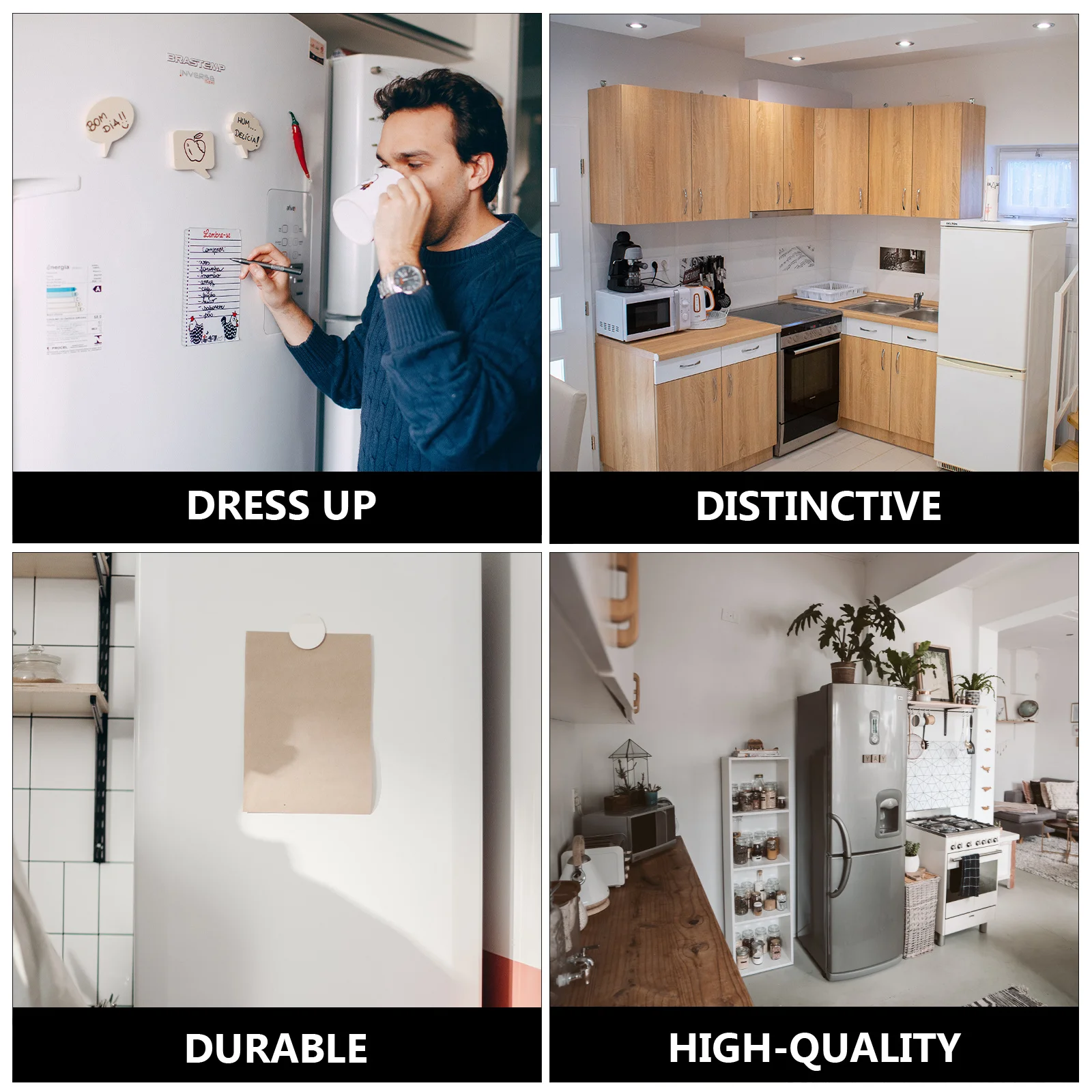 

20 Pcs Wooden Digital Stickers Refrigerator Magnet Magnetic Number Fridge Design Magnets