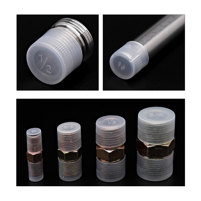 Plastic External Thread Protection Cover Plastic Cap Plastic Sleeve Dust Cap Protective Cap Outer Filament Oil Pipe Joint Screw