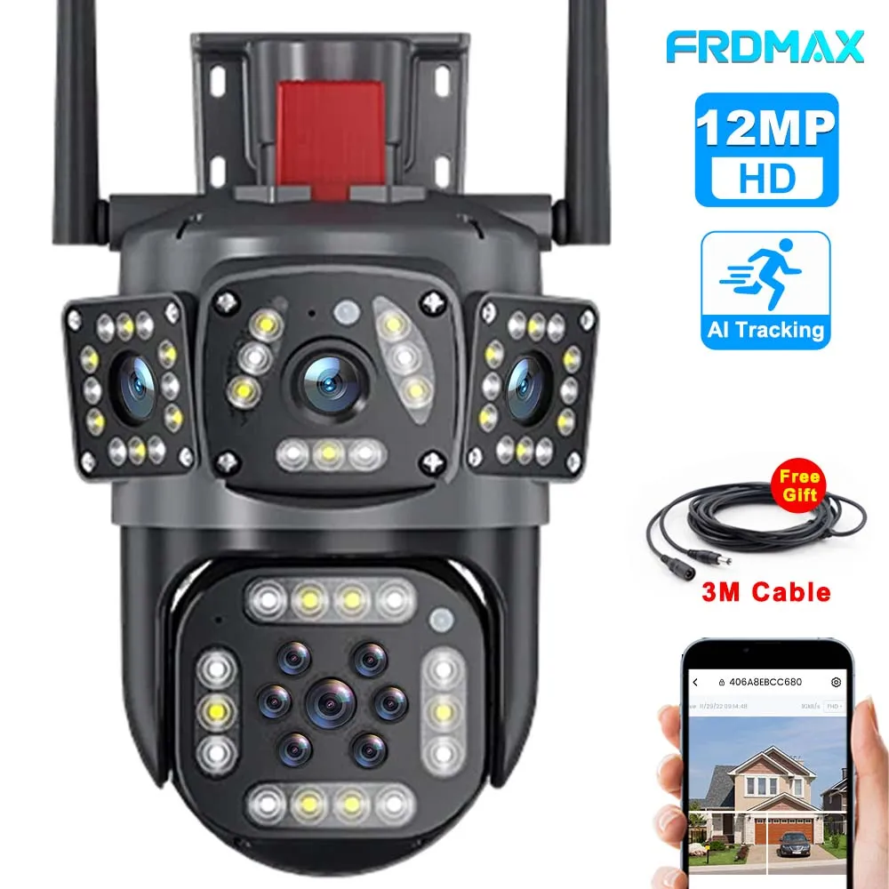 Caméra 12MP Une Solution de Sécurité Intelligente pour Votre Maison