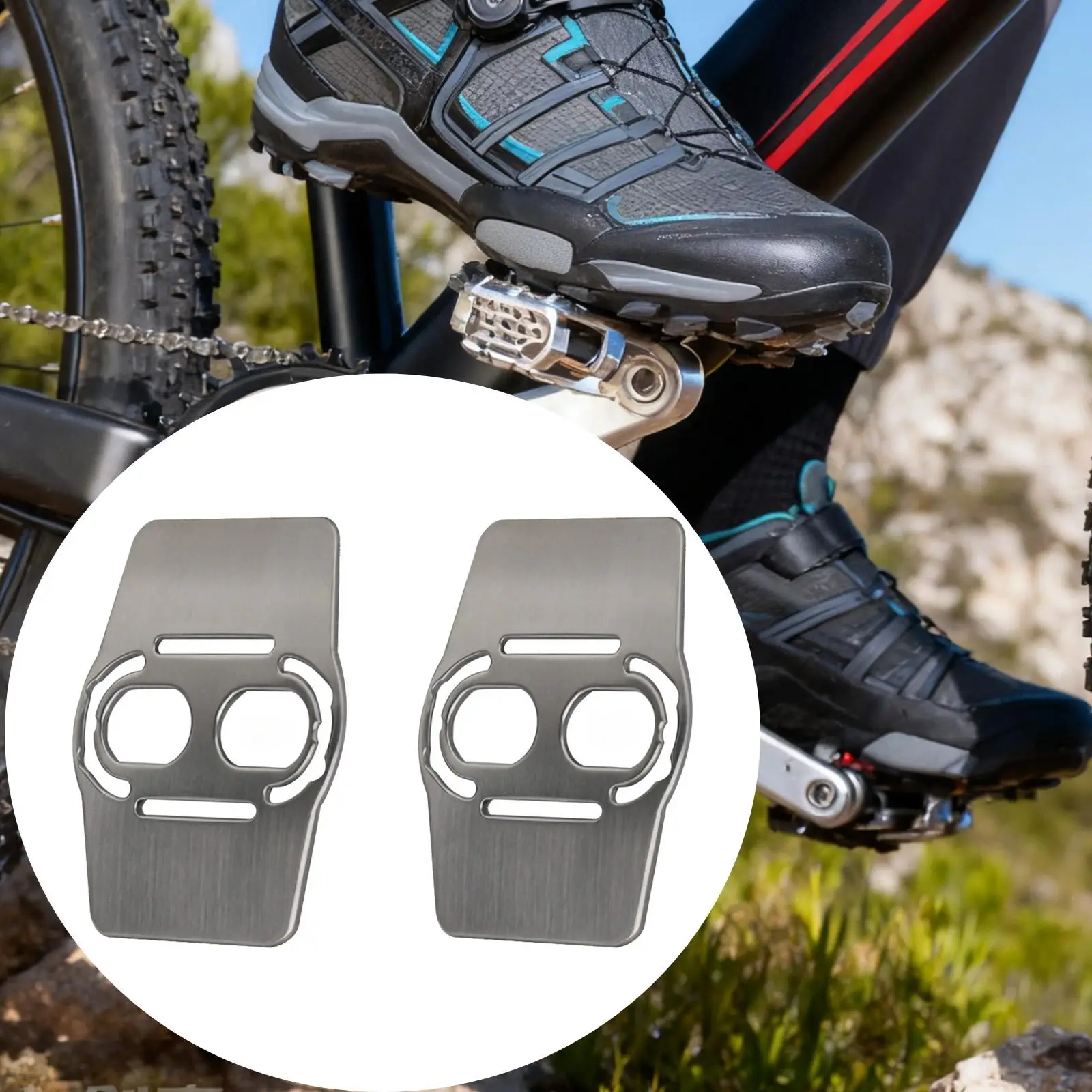 2 قطعة فاصل تعزيز المربط للدراجة الجبلية سهل التركيب لـ #4