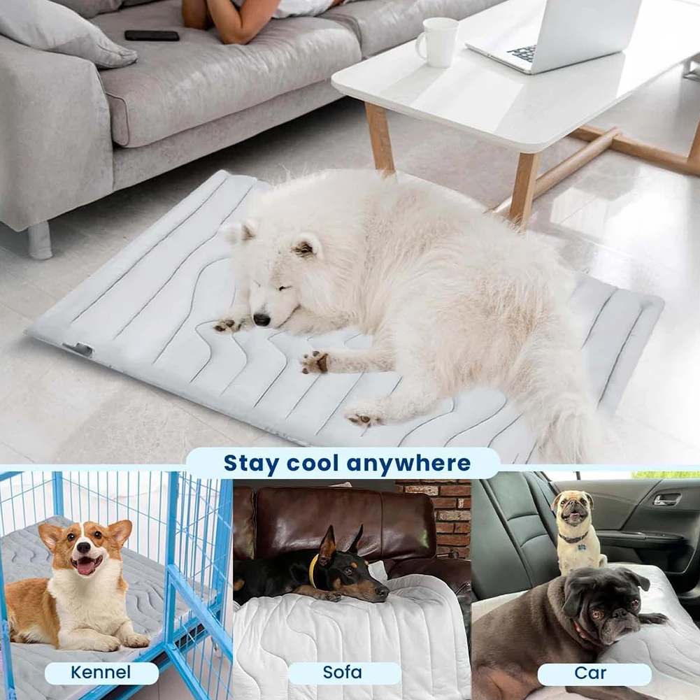

Summer Cooling Mat Sleeping Pad Washable Reusable Dog Pad For Summer