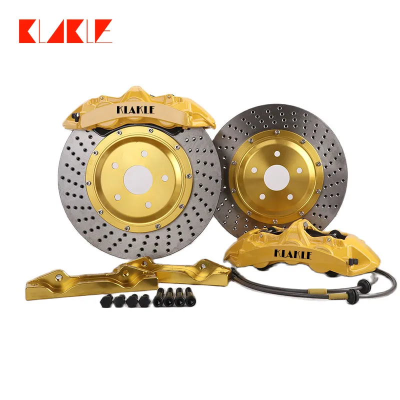 

KLAKLE High Performance Brake Caliper Kits Front Casting GT6 6 Piston Brake Disk Kit For Audi A6 c8 2019 For Toyota Supra Mk4