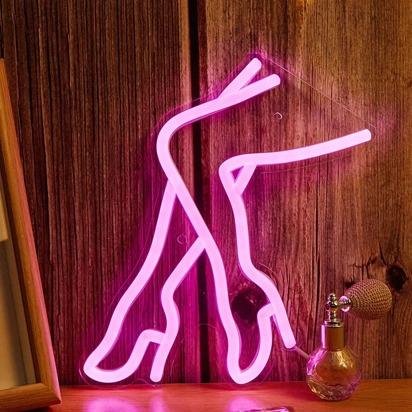 Chi-buy LED Neon Beautiful Legs USB Powered Neon Signs Night Light Suitable for Bedroom, Wedding, Game Room, Gift