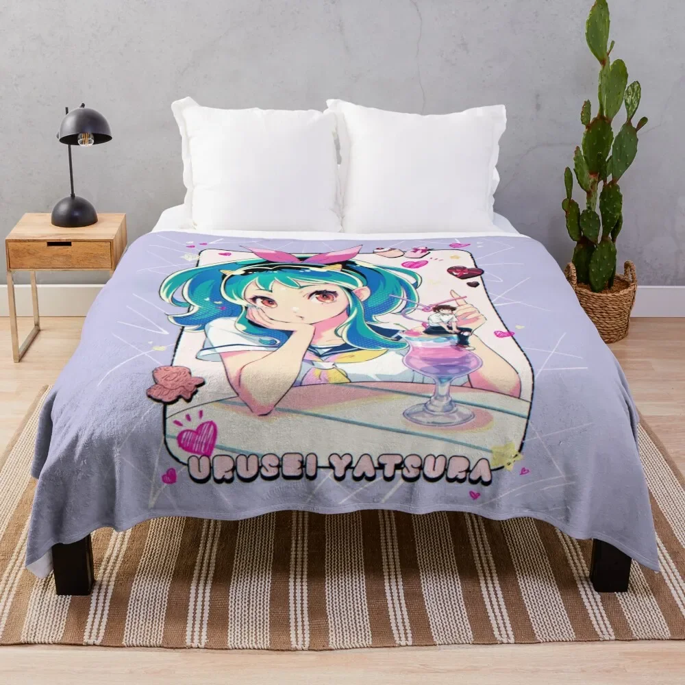 

Urusei Yatsura Throw Blanket Summer Hairys Blankets For Bed Blankets