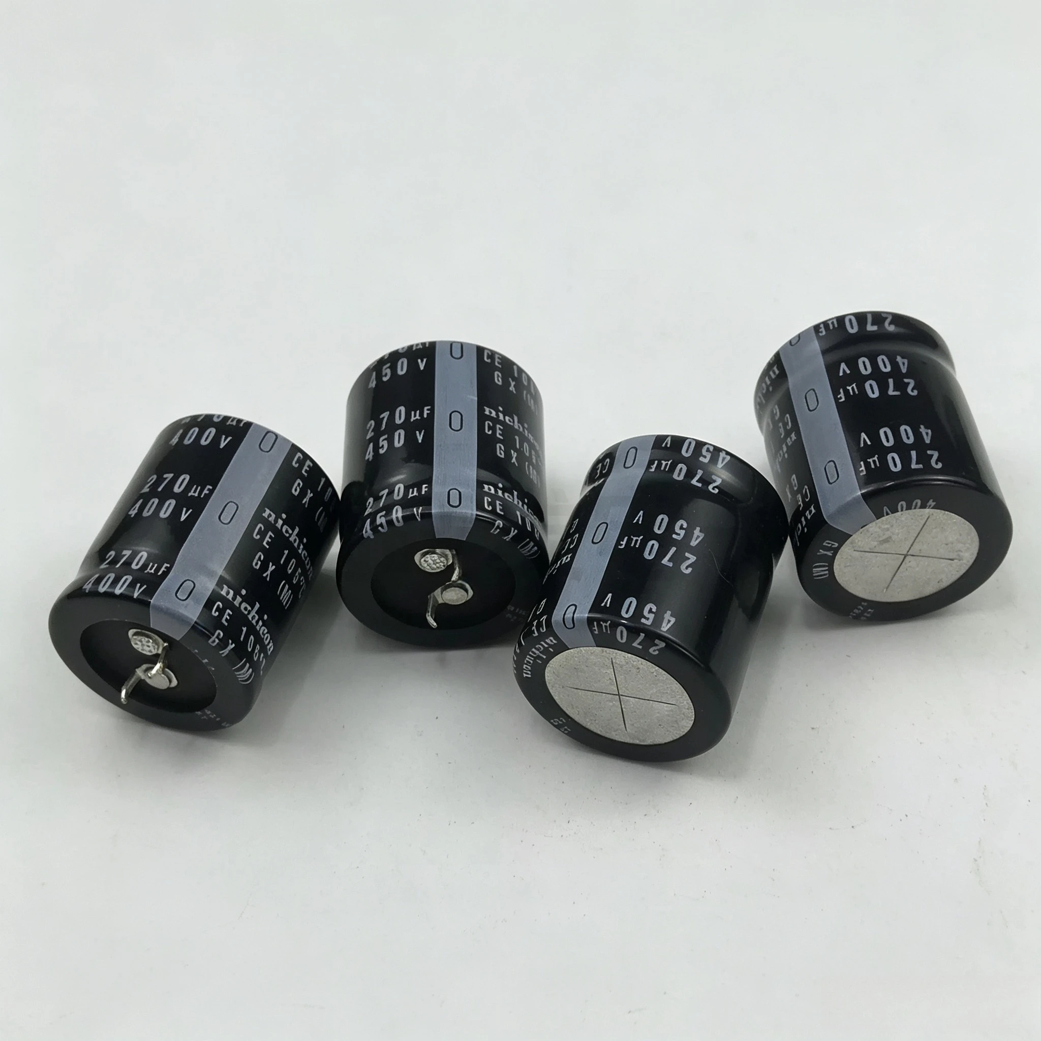 2PCS 400V 270UF 450V Nichicon aluminum electrolytic capacitor 270UF  22x50 25x40 25x45 25x50 30x30 30x35 30x40 30x50 35x25 35x30