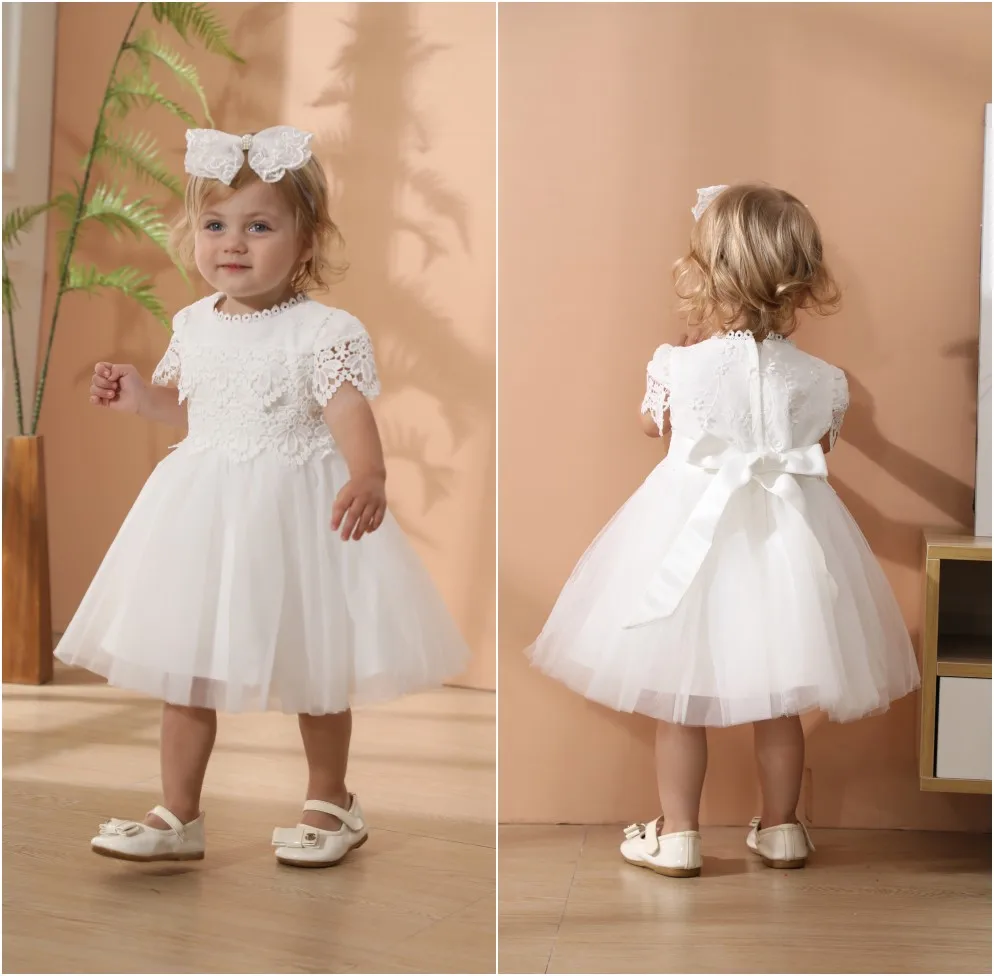 Baby Girl Infant Princess Dress Baby Girl Wedding Party Vestidos for 1 Years birthday baby girl dress  baby girl christmas dress